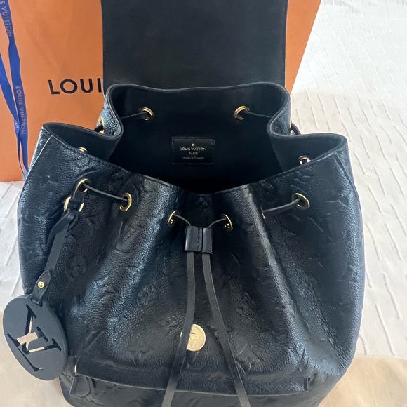 LOUIS VUITTON Black Monogram Empreinte Montsouris Backpack - Picture 8 of 16